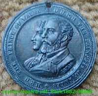 Opening Hastings Alexandra park 1882 medal